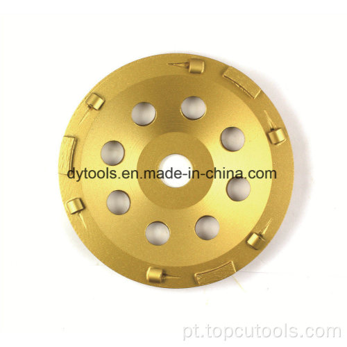 PCD Retinging Cup Wheel Diamond Tools Disc for Epoxy Piso Remoção